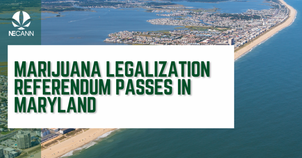 Marijuana Legalization Referendum Passes in Maryland