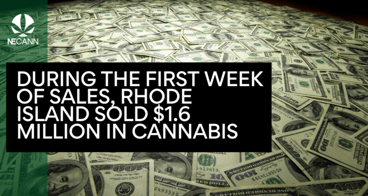 $1.6M in Cannabis Sold in RI