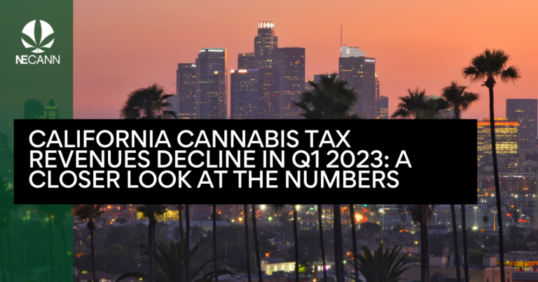 California Cannabis Tax Revenues Decline in Q1 2023 A Closer Look at the Numbers