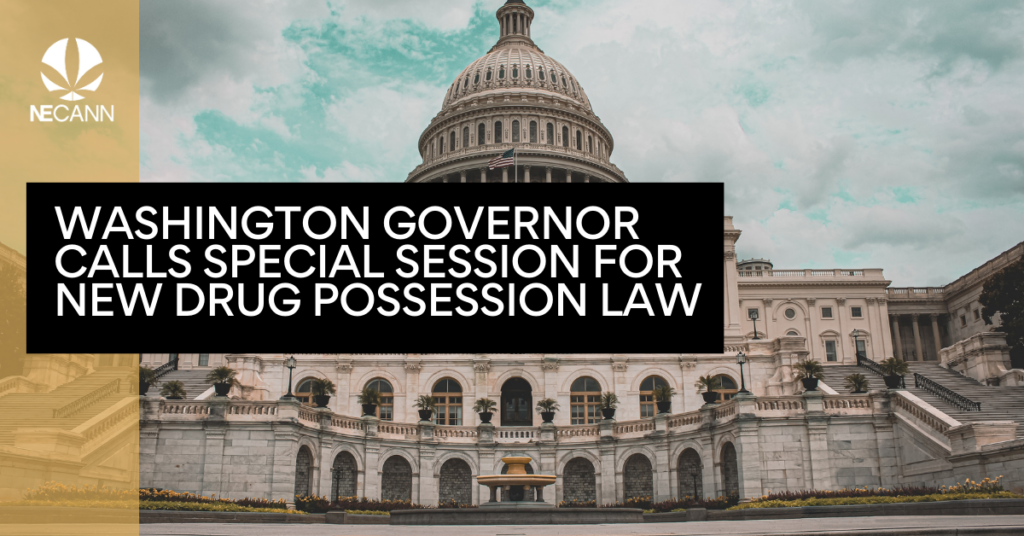 Washington Governor Calls Special Session for New Drug Possession Law