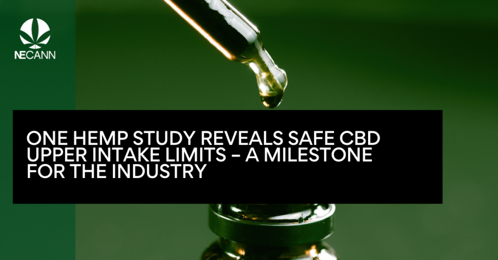 ONE HEMP Study Reveals Safe CBD Upper Intake Limits – A Milestone for the Industry