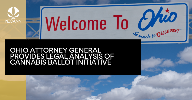 Ohio Attorney General Provides Legal Analysis of Cannabis Ballot Initiative