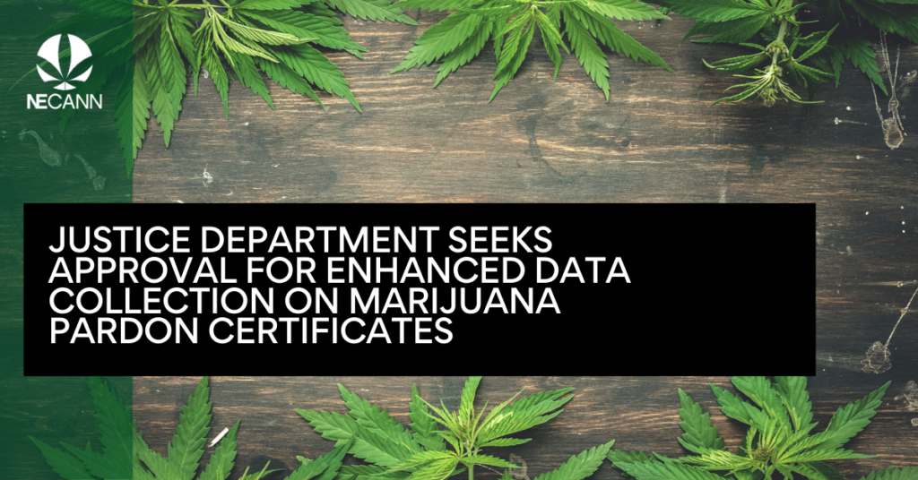 Justice Department Seeks Approval for Enhanced Data Collection on Marijuana Pardon Certificates