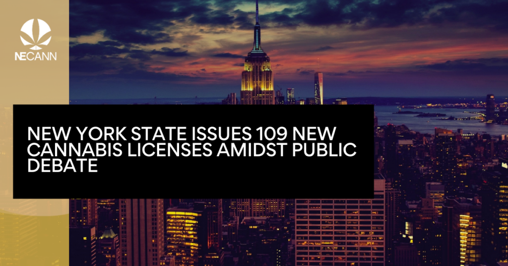 New York State Issues 109 New Cannabis Licenses Amidst Public Debate