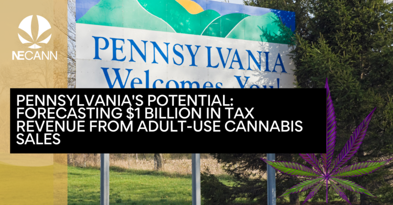 Pennsylvania's Potential Forecasting $1 Billion in Tax Revenue from Adult-Use Cannabis Sales