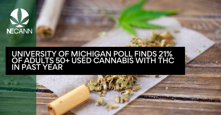 University of Michigan Poll Finds 21% of Adults 50+ Used Cannabis with THC in Past Year