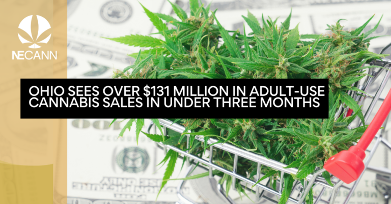 Ohio Sees Over $131 Million in Adult-Use Cannabis Sales in Under Three Months