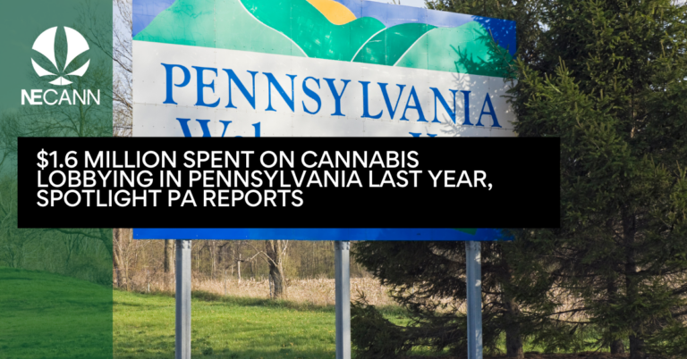 $1.6 Million Spent on Cannabis Lobbying in Pennsylvania Last Year, Spotlight PA Reports